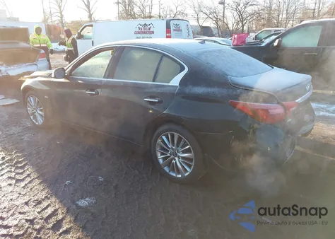 2018 Infiniti Q50 3.0T Luxe from USA, damaged, VIN JN1EV7AR9JM435741